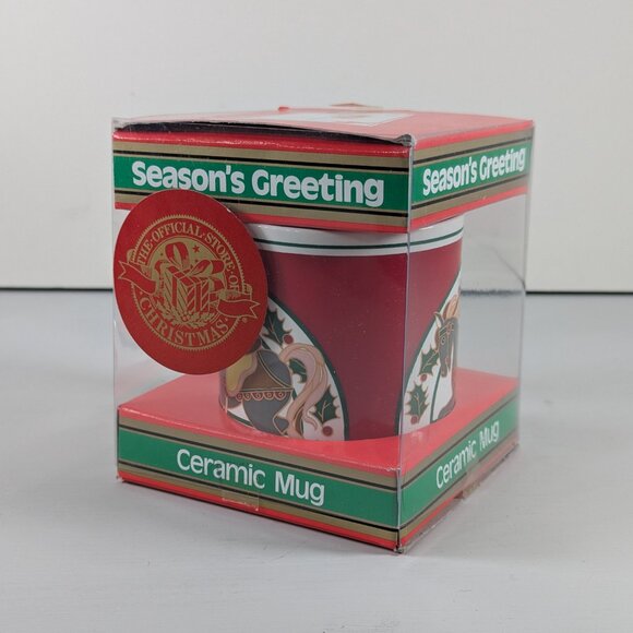 Woodward Canada Christmas mug Horse Holiday Mug Vintage Gift idea - Picture 7 of 14